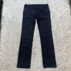 True Religion Jeans Billie Low Rise Straight Dark Wash Denim Womens Size 30